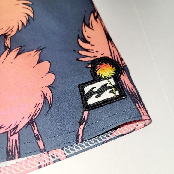 Billabong Board Shorts Dr Seuss Lorax Size 27 Swim Trunks Beach EUC - Picture 3 of 6